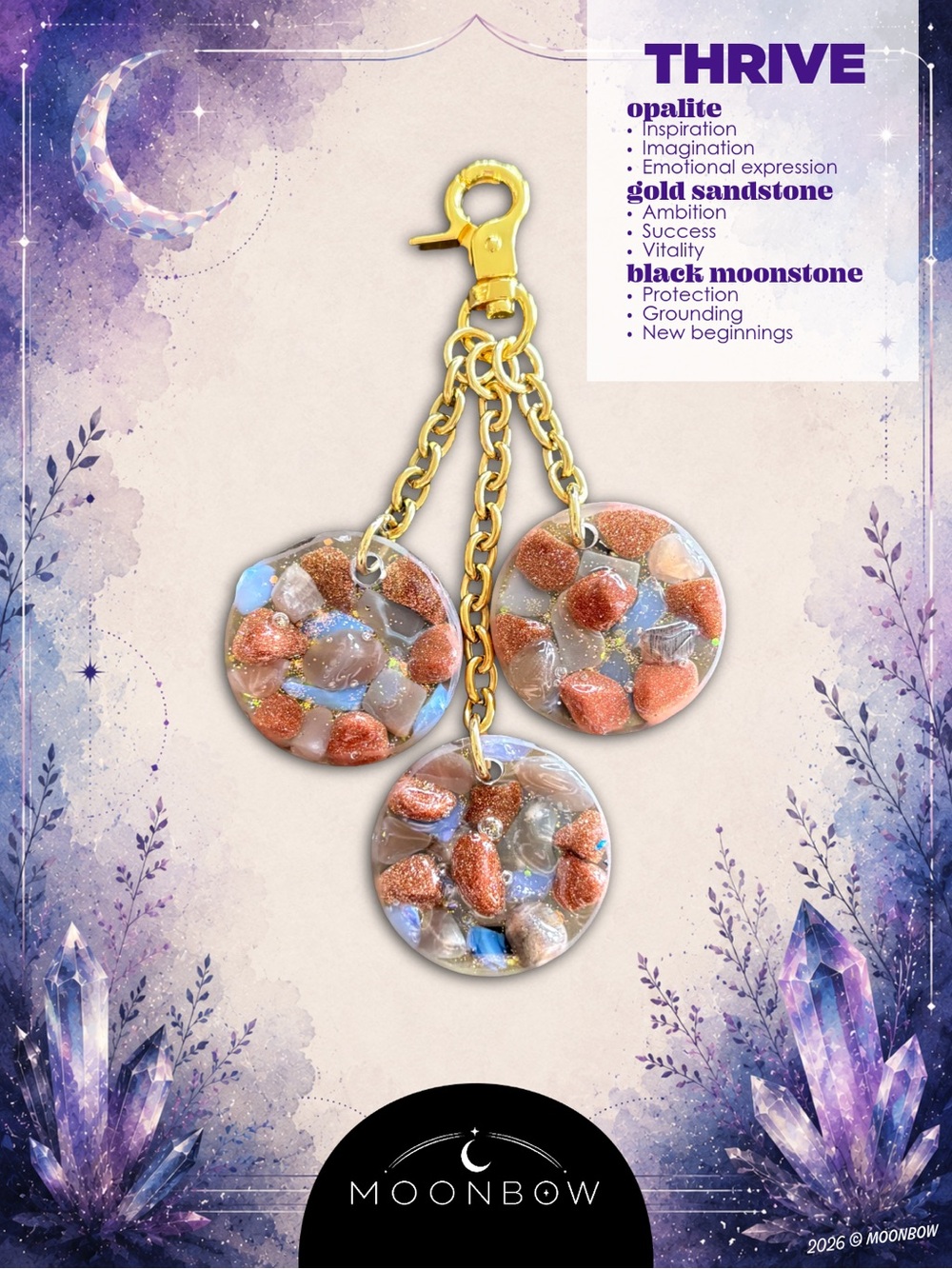 Moonbow Bag Charm